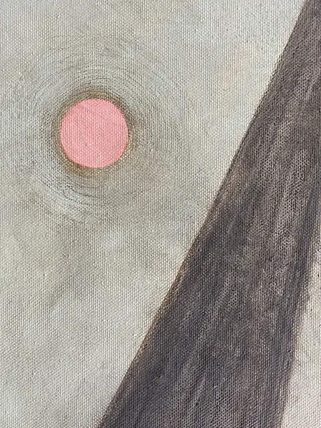 Image of Entry / Вхід by ABRA, size: 75x40cm, made of canvas,acrylic,colored pencil, Painting medium, from Lviv, Ukraine, part of the Thresholds and omens series, priced at $390 Photo 4 of 4.