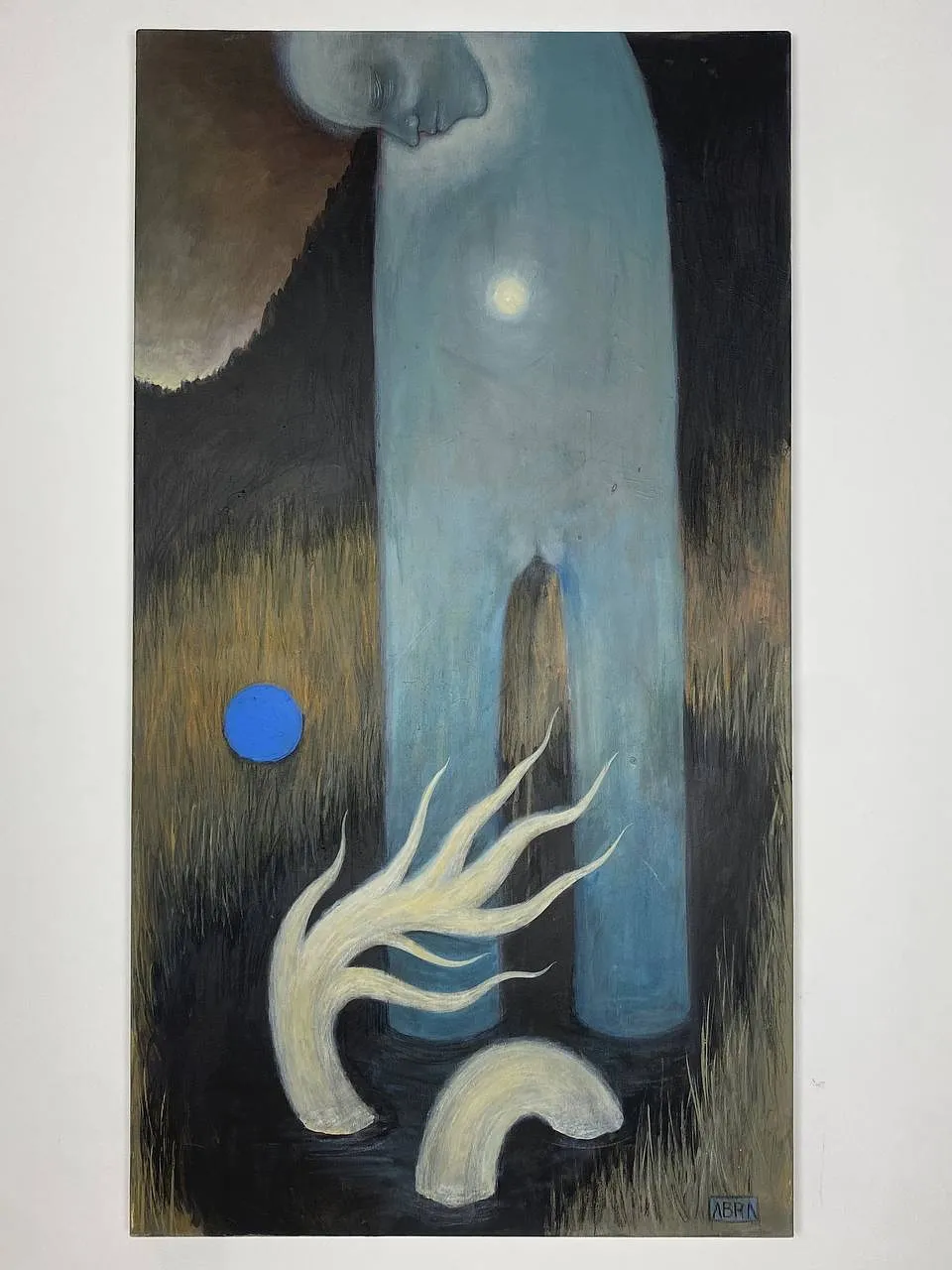 Image of Metanoia 1 by ABRA, size: 110 x 60, made of canvas,acrylic,colored pencil, Painting medium, part of the noesis series, priced at $700 (≈ 31,382 грн)